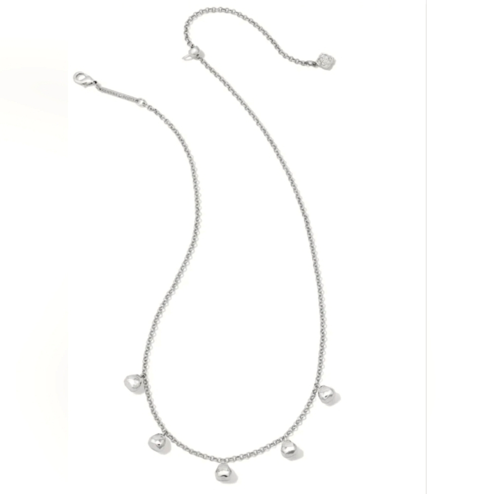 KENDRA SCOTT NWT Gabby Strand Silver Necklace